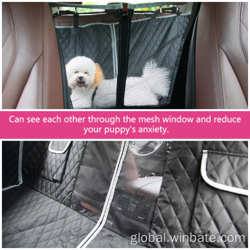 Other Pets Products 4-in-1 Dog Car Seat Cover Convertible Hammock Scratchproof with Mesh Window Durable 100% Waterproof Nonslip Cover for Back Seat Manufactory